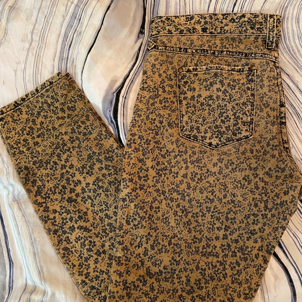 Free people printed jeans